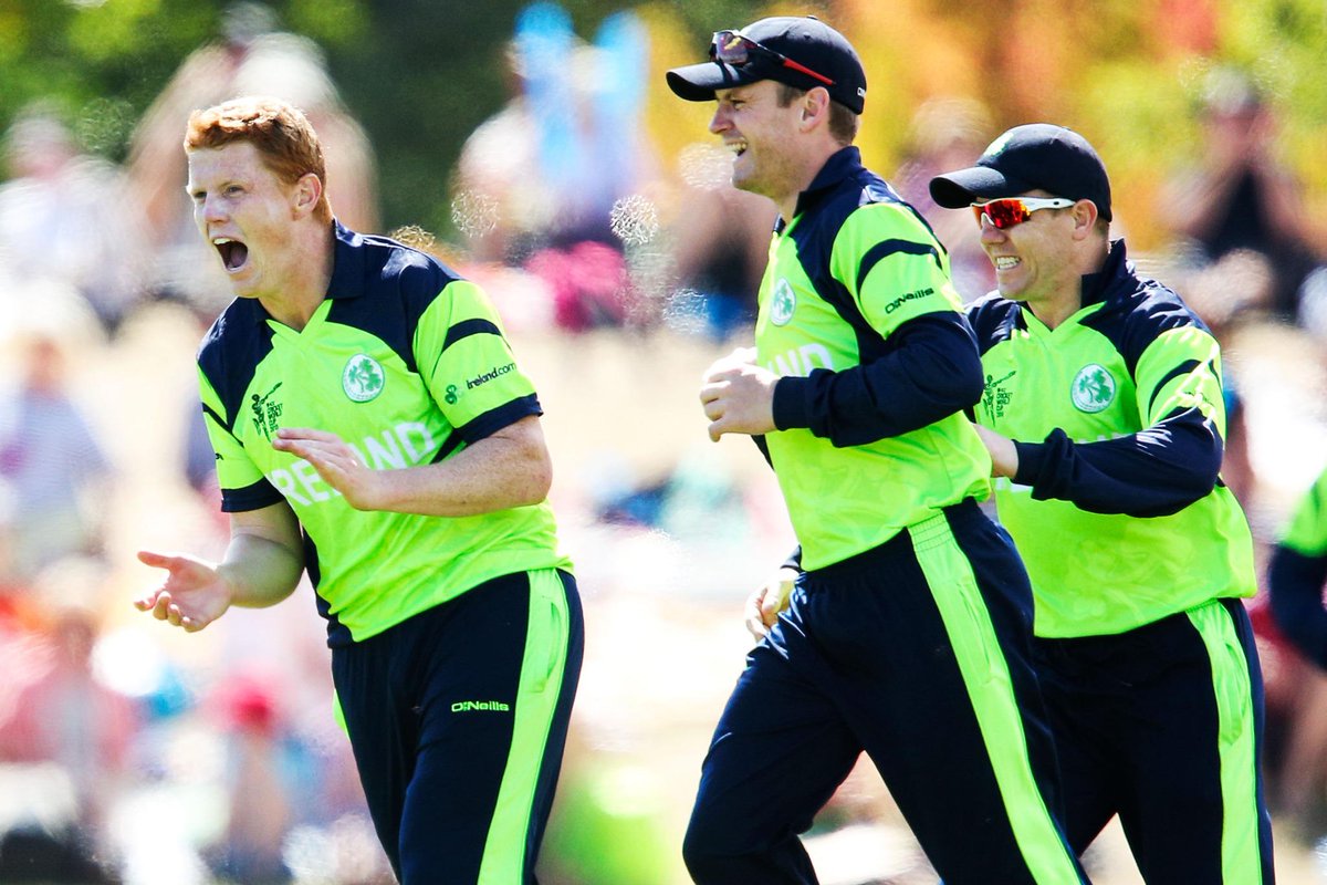 ALL OVER! Ireland have done it for the 3rd World Cup in a row with a big upset as they beat West Indies by 4 Wickets