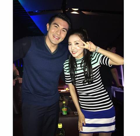 OhanaSsan's tweet photo. [SANSTAGRAM] Pretty Sandara Park posted a photo of her w/ her one and only Kuya Luis. Aww. ❤ #LuiSan #friendshipgoals http://t.co/zbqfL1zujK