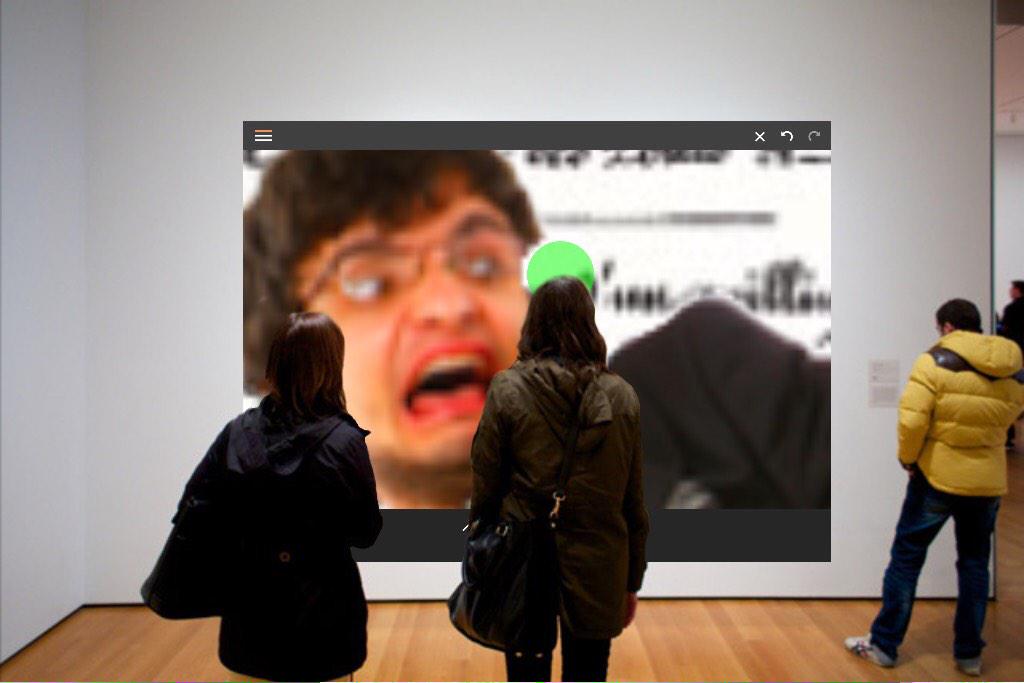 RAMdmg's tweet photo. Come contemplate the erasure of "man" and "history" at @MuseumModernArt ! http://t.co/Fn7O6iv5KJ