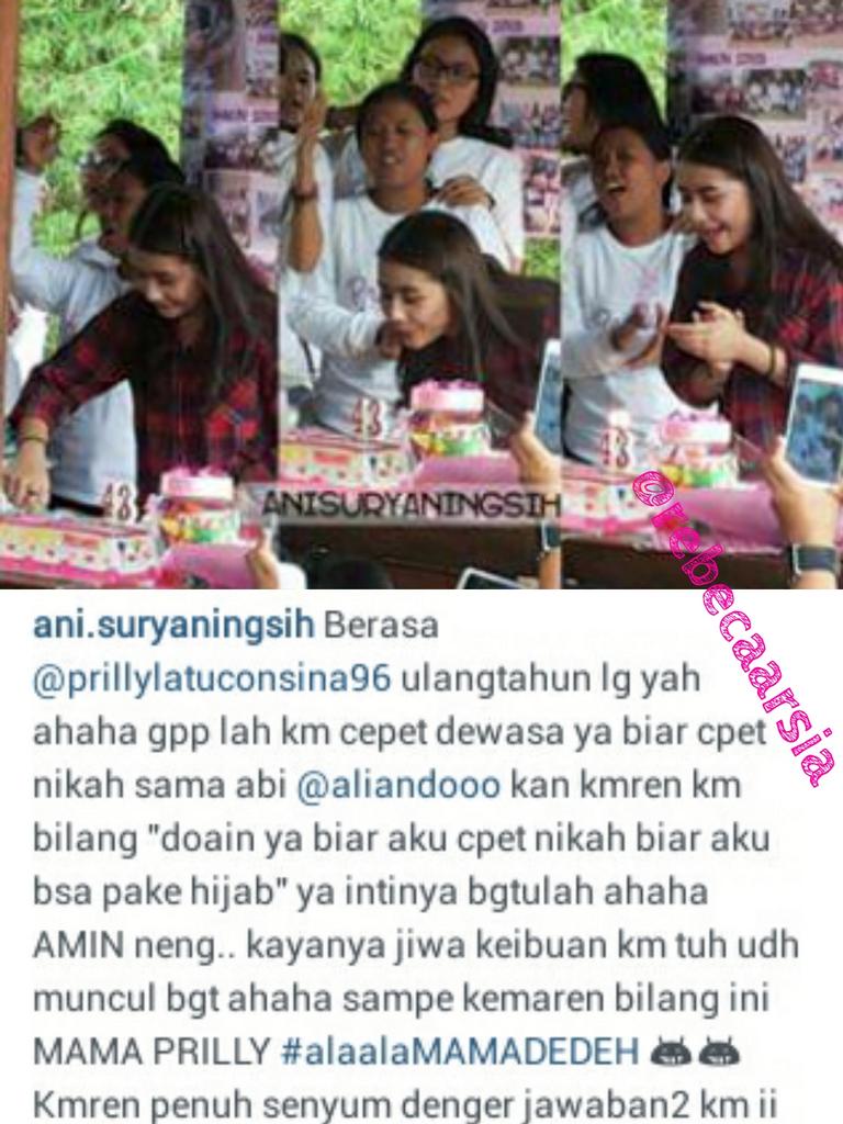aprilloversOFC's tweet photo. "Prilly: doain yaa biar aku cepet nikah biar aku bs pake hijab" Doain Smga nikahnya sm Ali yaa ;)) SETUJU? RETWEET! http://t.co/ZpDUCRSeYC