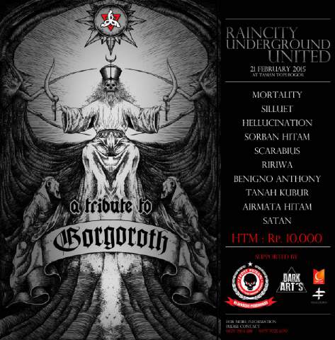 21 FEB '15 at Taman Topi BOGOR, w/ SILLUET, HELLUCINATION, MORTALITY, SORBAN HITAM, SCARABIUS, BENIGNO ANTHONY, etc »