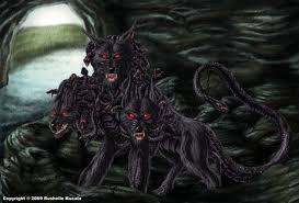 Derrick_Black8's tweet photo. No wonder Sebastian hates dogs ugh, In Hell was on babysitting duty to this*he sighs* Why Cerberus I have to watch =/ http://t.co/axxDYVH8wy