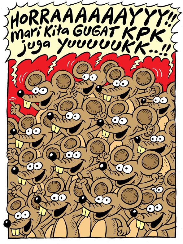 DIKABULKAN : 
Kulihat ibu pertiwi. Sedang bersusah hati...