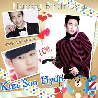 Happy Birthday to the charming actor, Kim Soo Hyun!      always support you 