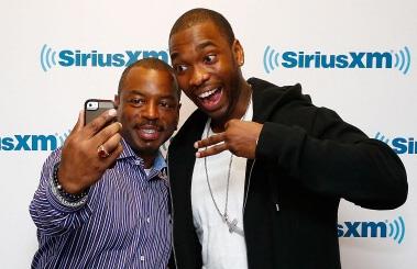 Happy 58th Birthday today\s über-cool celebrity with an über-cool camera: LEVAR BURTON (w/ SNL\s Jay Pharaoh) 