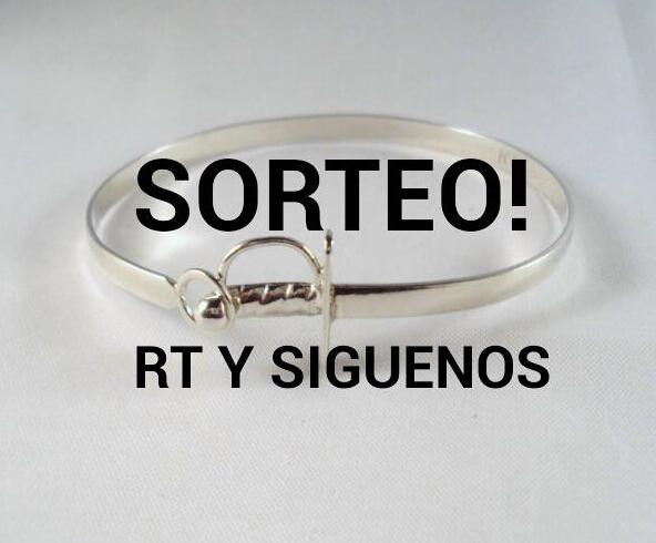 RealesTrianaC's tweet photo. Buenos días,  el jueves SORTEO d esta pulsera d estoque de plata d ley, SOLO RT Y SIGUENOS, participa y mucha suerten http://t.co/55OS9fM8ez