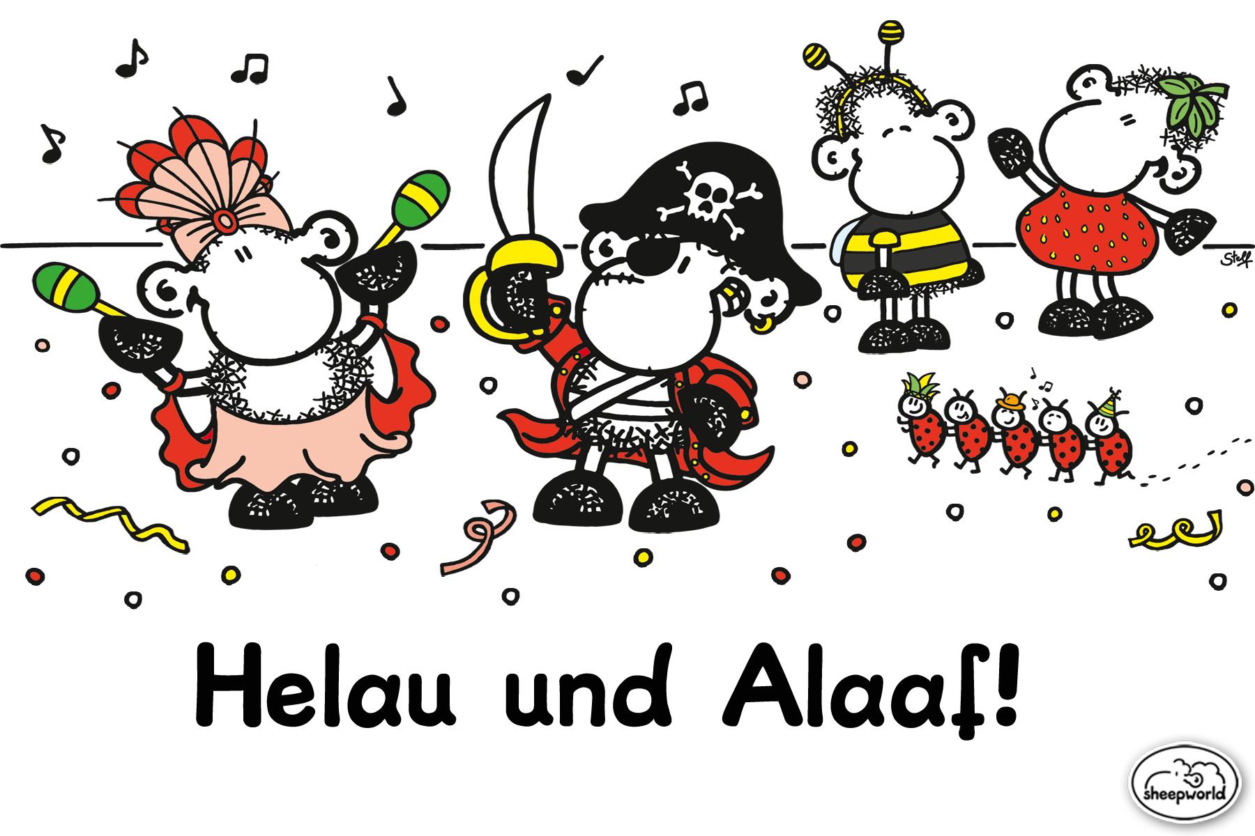 sheepworld on Twitter &quot;Guten am Rosenmontag! Helau und Alaaf http//t.co/N4vLRDscFk&quot;