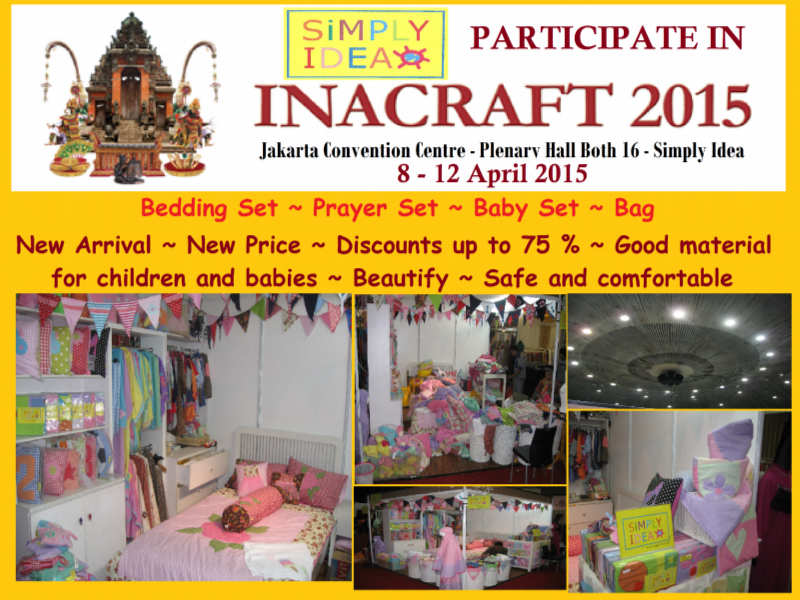 simply_idea's tweet photo. Kunjungi stand kami di INACRAFT 2015 8 - 12 April 2015..!! Will be a big Sale.. http://t.co/5fPoAhrIlW