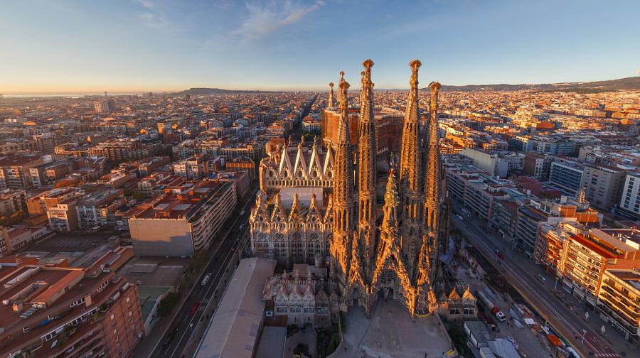 Popular on 500px : Sagrada Fam??lia, Barcelona, Spain by AirPano  #guiddoo goo.gl/UogLKq