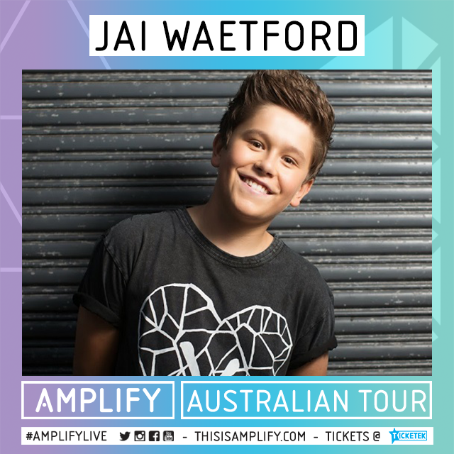 thisisamplify's tweet photo. The singing sensation @JaiWaetford will be joining us on the #AmplifyLIVE tour!!! 😁 http://t.co/zgCo6sdUTO