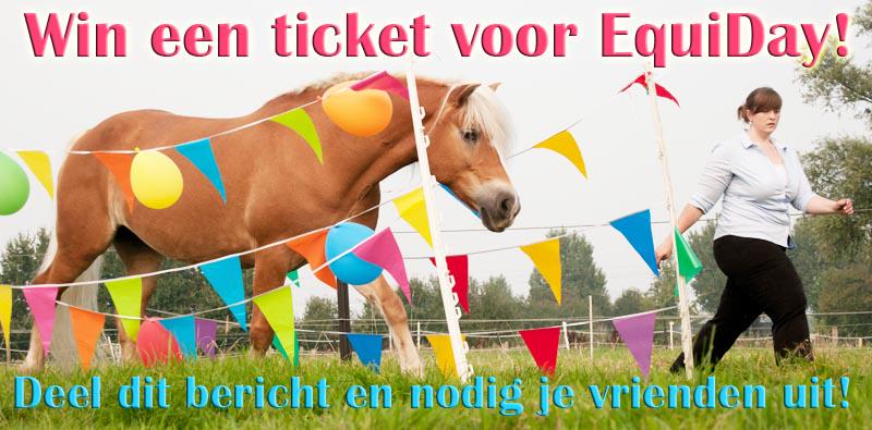 Win een ticket voor EquiDay! Retweet en zodra we 1000 volgers hebben, verloten we een ticket!