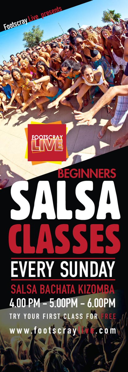 footscraylive's tweet photo. LATIN DANCE CLASSES 
EVERY SUNDAY @ MBAR &amp; KITCHEN
258 Barkly Street Footscray
Batchata 5.00PM
Salsa 1 6.00PM http://t.co/03HzwJ0UfP