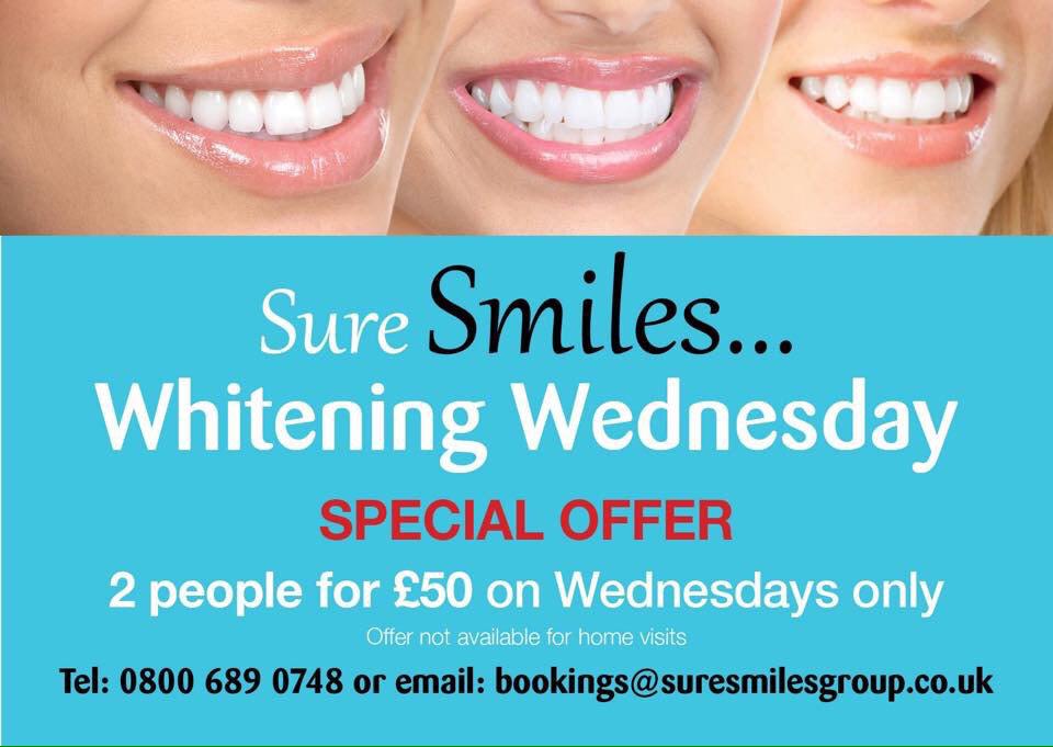 Grab our two for £50 bargain :) clinics all over the UK, suresmilesgroup.com/recruitment/