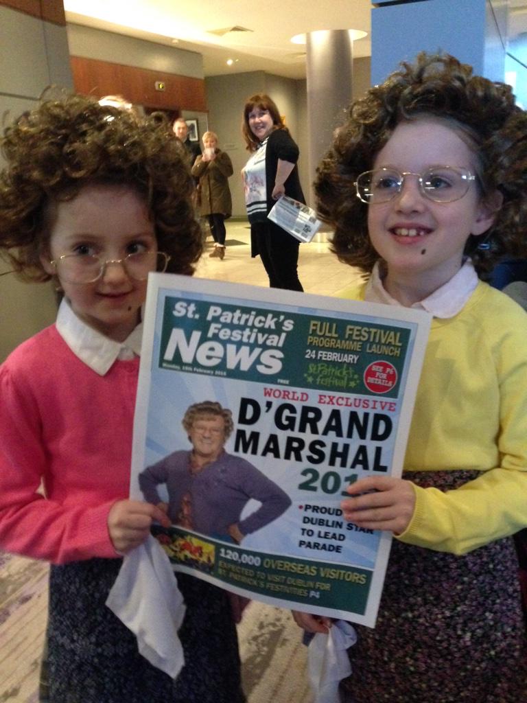 MrsBrownsBoys's tweet photo. @stpatricksfest proud to announce that @brendanMrsBrown will be this years St. Patrick's Day Grand Marshall http://t.co/H5iQcsrOGw