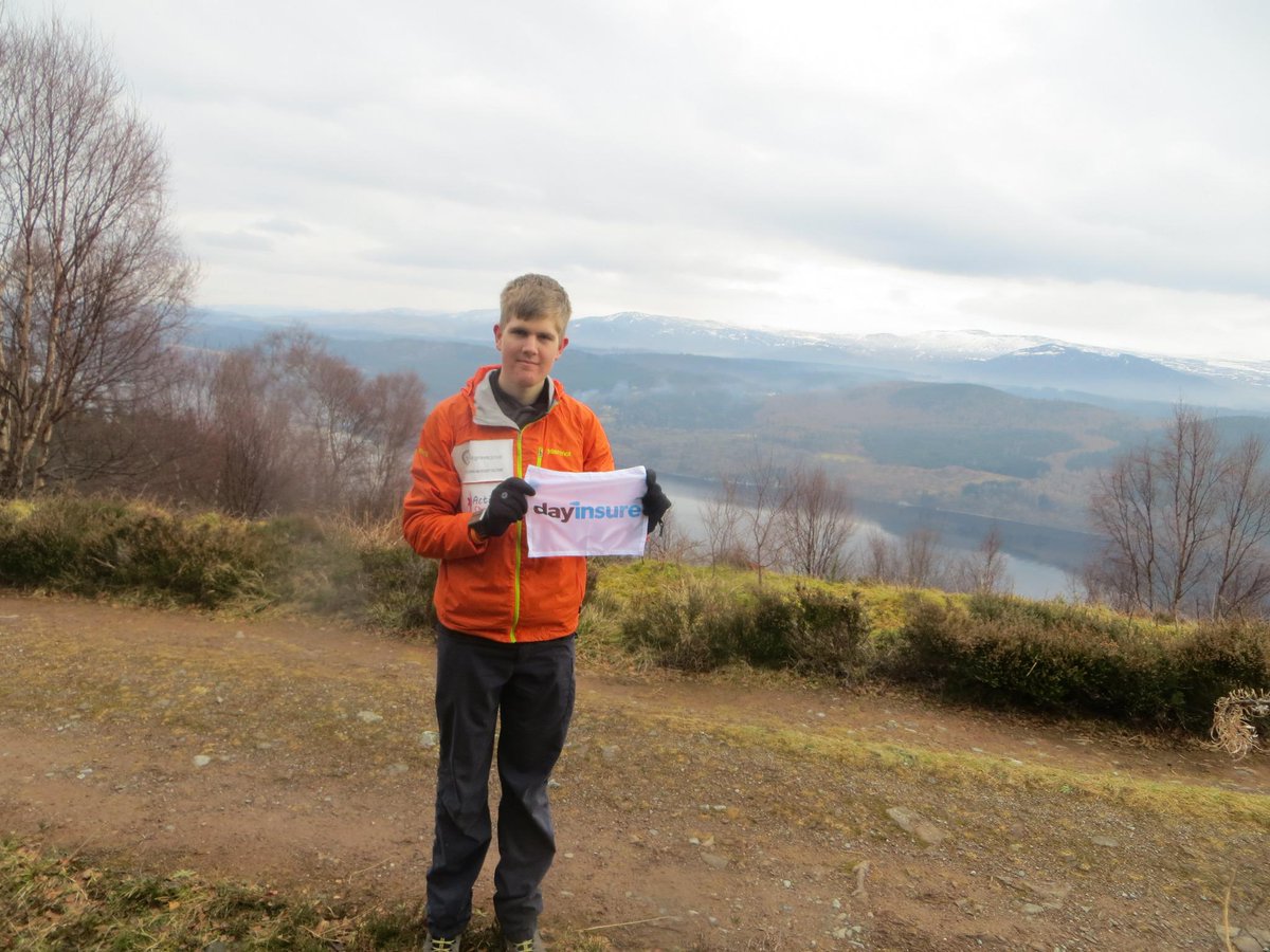 Dayinsure's tweet photo. Congratulations @alex_staniforth for completing challenge no.6 #TheGreatGlenWay in under 55 hours! #78Miles #Epic7 http://t.co/CfYNfaMT4u