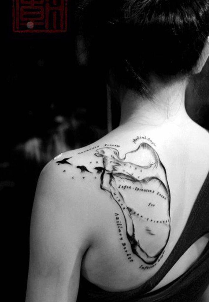 evbasedphysio's tweet photo. Gray's anatomy scapula tattoo. #anatomy #anatomia #anatomie #scapula #tattoo http://t.co/04VaBDZ79i http://t.co/6yIn0ZTP6b