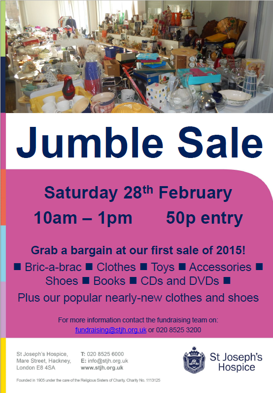 Past event Jumble Sale, London What's On Where