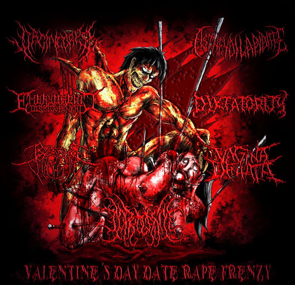 SofyanM4's tweet image. Our split album "Valentine's day date rape frenzy"