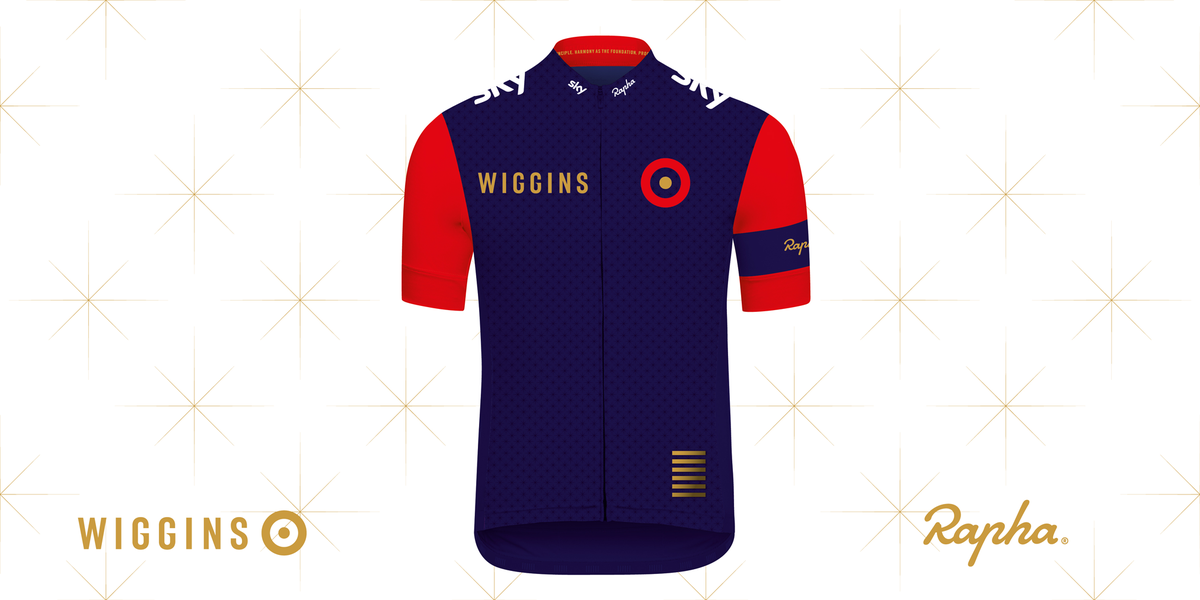 rapha's tweet photo. We're proud to have designed the @OfficialWIGGINS kit in which the team seek to create history http://t.co/qFAWxAt1i0 http://t.co/Eg3MBNGucz