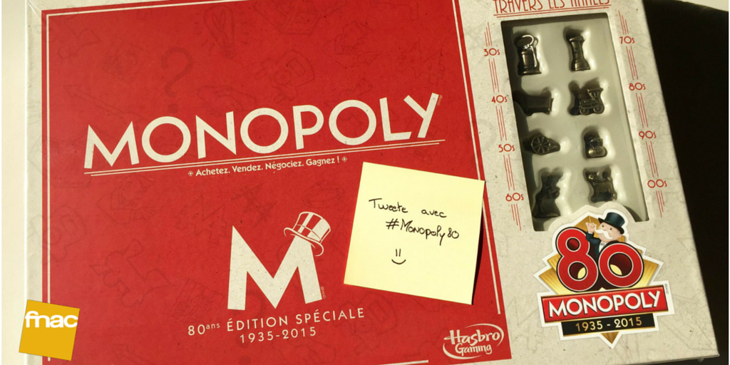 HASBRO  B06221010  HASBRO  MONOPOLY VINTAGE 80 ANS