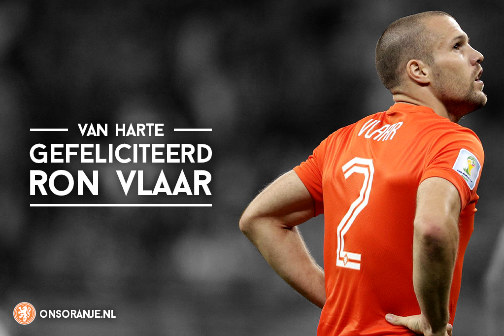 Happy birthday Vandaag vieren we de verjaardag van Ron Vlaar (30). Gefeliciteerd 