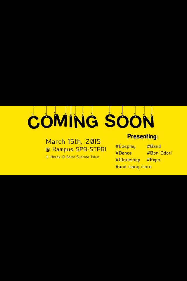 Minna
Be ready for Seishun No Matsuri!!! 
Please kindly like and share our page at facebook.com/pages/Seishun-…
Arigatō!!