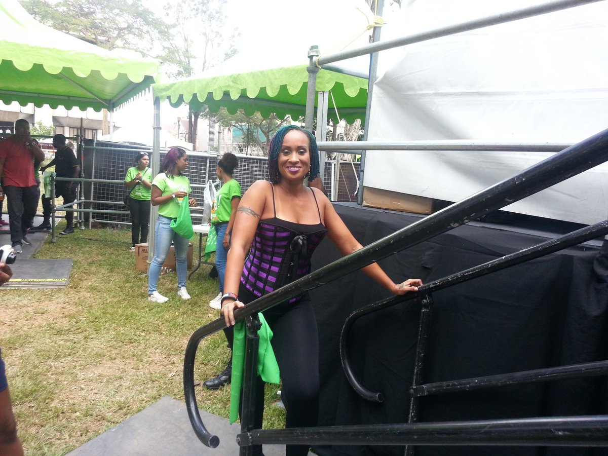 tv6tnt's tweet photo. Live on Soca in b Square @bmobiletweet TV6 the Bajan princess @AlisonHinds. Join us http://t.co/YgO6JsXlMv #WeOn2015 http://t.co/IxAe1KYKW2