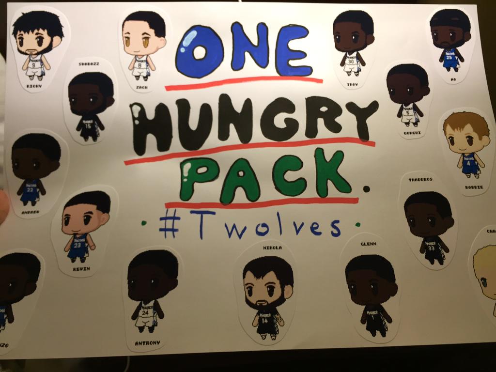gomiri_sp4's tweet photo. @rickyrubio9 I'll go to Target Center tonight!!! Let's go Wolves!!! #RickyReturns #OneHungryPack http://t.co/xhHtI3UrUu