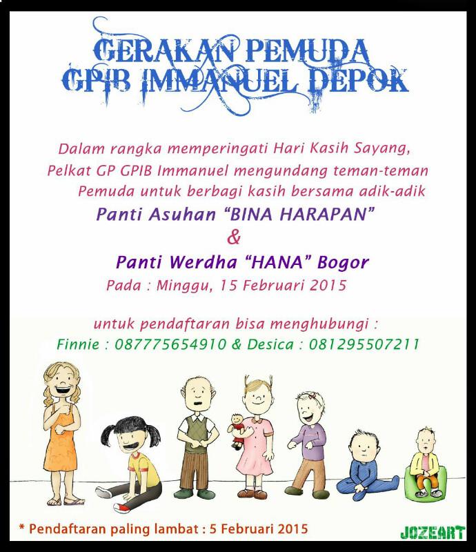 COME and JOIN US ! <a href="/PSGPDepok/">PS GP IMMANUEL DEPOK</a> <a href="/HerdiansyahAnno/">Anno Herdiansyah</a> <a href="/LeonyClarissa/">Leony clarissa</a> <a href="/yjnsuki/">Daisy Natalia</a> <a href="/linkanletlora/">Linkan</a> <a href="/GPImmanuelDepok/">GP Immanuel Depok</a>