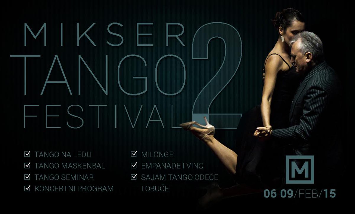 Bojana_Bacic's tweet photo. lepa prilika da se upozna tango kultura u @MIKSERBeograd http://t.co/UhSQielmk1