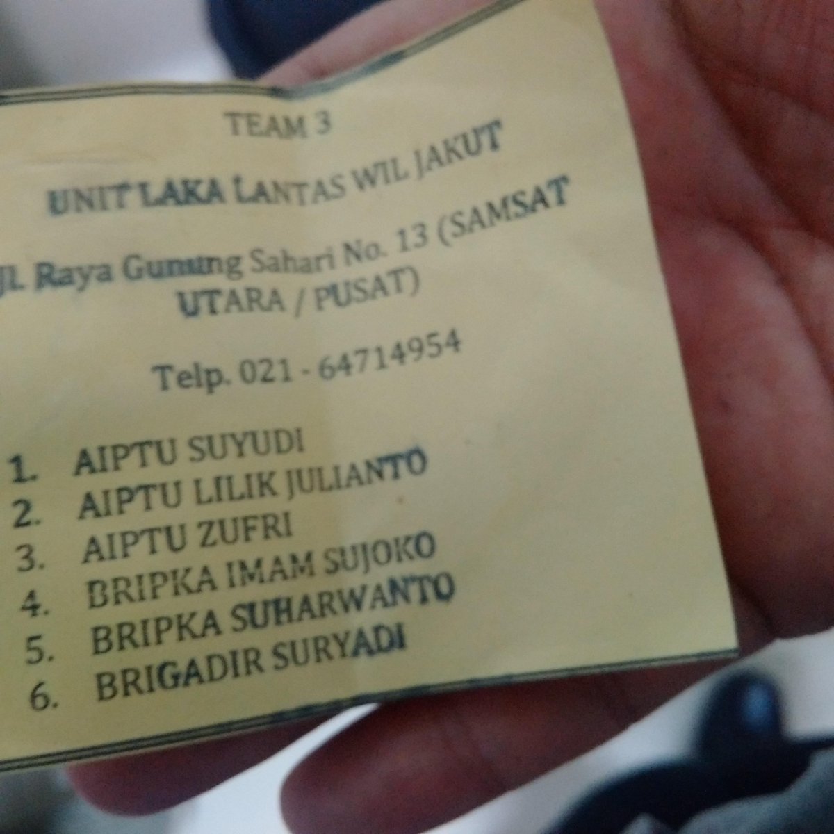 Tanpa anda semua <a href="/TMCPoldaMetro/">TMC Polda Metro Jaya</a>, mungkin saya tidak bisa melihat ibu saya untuk terakhir kali saya. Salam hormat.