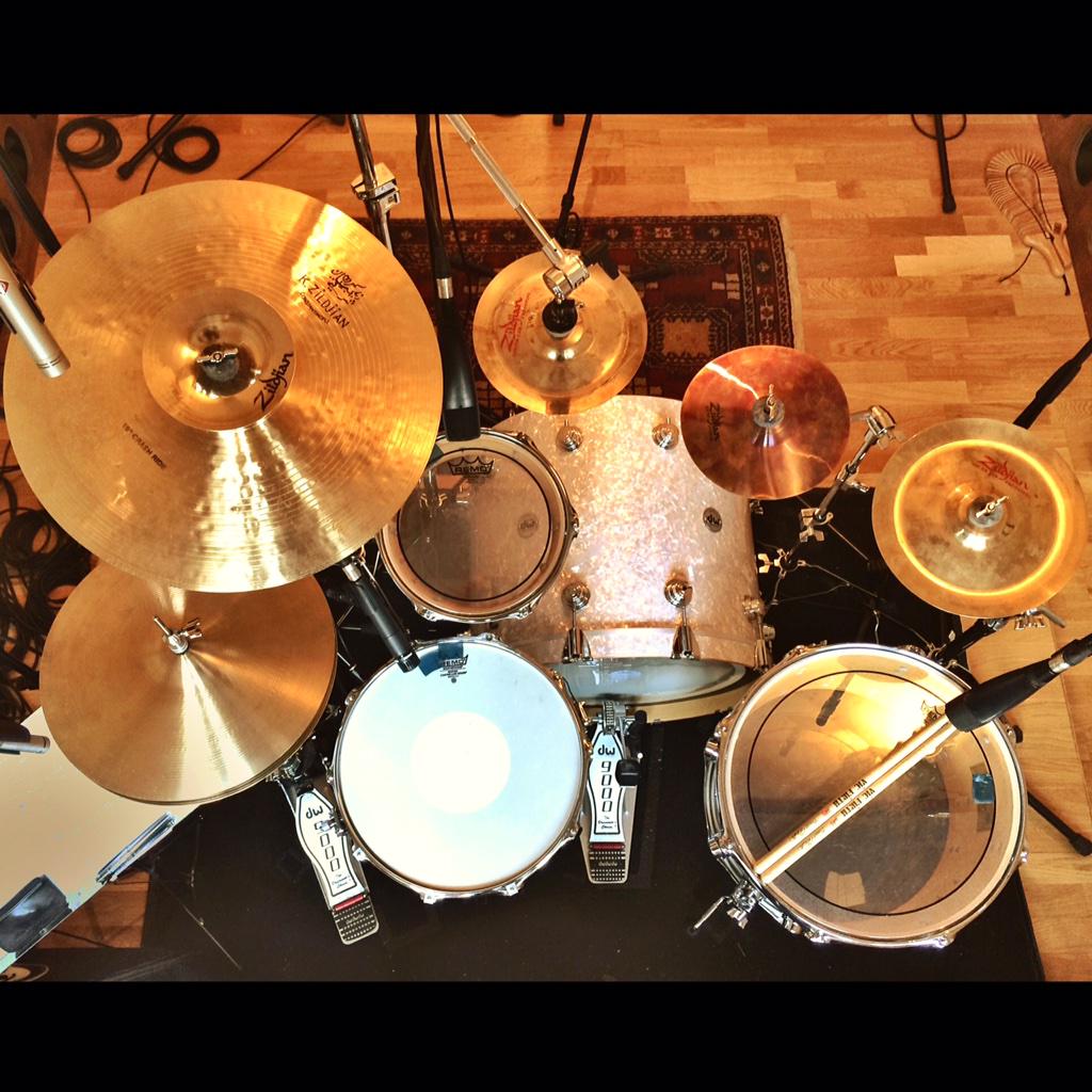 MarkPusey's tweet photo. Overdubs w/these beauties, rarities &amp; prototypes by genius Paul Francis @zildjiancompany, some went into production! http://t.co/I9KEIv2umG