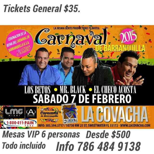 BetoZ_OFICIAL's tweet photo. Bueno mi gente. Los espero este 7 de febrero en #lacovacha http://t.co/gs0EsfHUHe