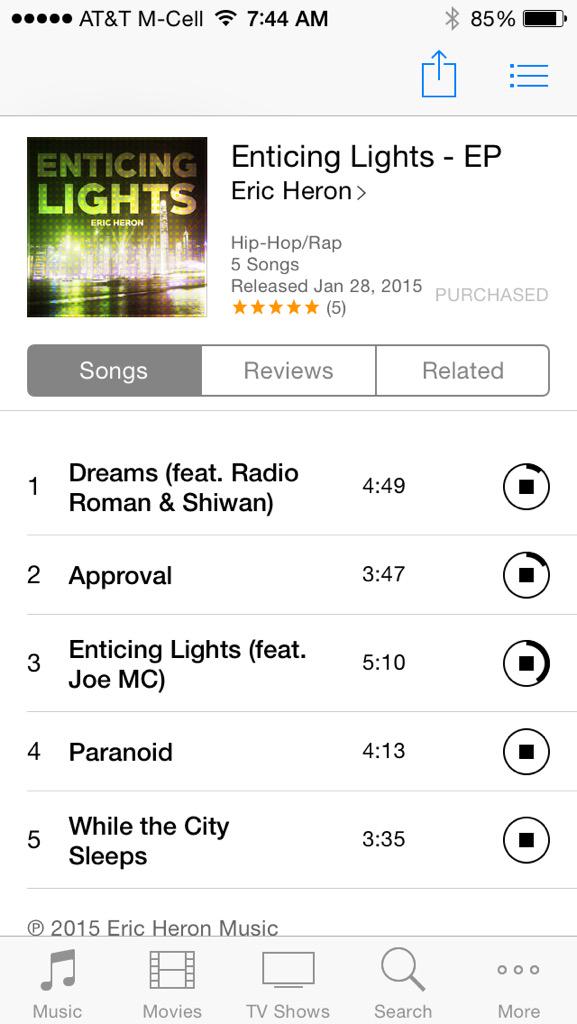 Downloading that EP @EricGarza_9 Congrats bud. San Jac SS, Eric Garza releases 1st 5 song EP. Download now! #Junction
