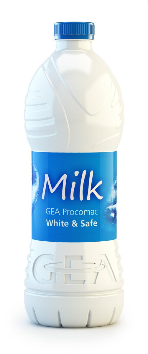 petengineering's tweet photo. ‘White &amp; Safe’ PET bottle for ESL and UHT milk developed by @petengineering with #geaprocomac http://t.co/7TW88Tr6gn http://t.co/ylExidNAW9