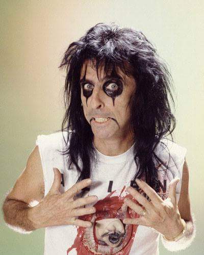 Happy birthday Vincent Damon Furnier \"Alice Cooper\",4 Febraury 1948.  