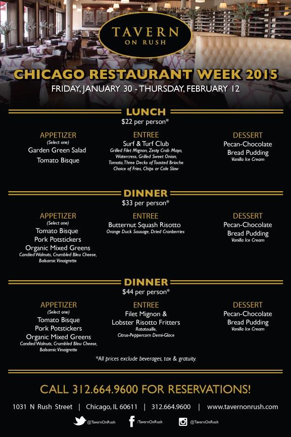 Tavern on Rush (TavernOnRush) Twitter