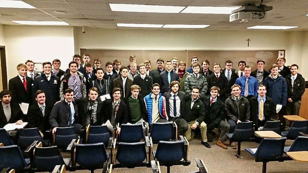 Congrats to the 44 men who pledged <a href="/MUKappaSig/">Kappa Sigma Xi-Xi</a> - breaking the chapter's spring recruitment record! #RushKappaSigma