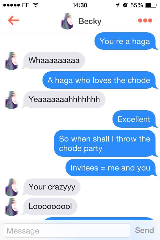TinderChode's tweet photo. Celebration time! And what better way to celebrate than with #cumgry #tinder bitchez! #200ChodesStrong #ChodeForce http://t.co/HzTTdyw1lz
