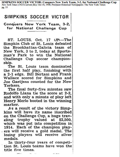 #DYN the late Frank Borghi allowed a goal to #USMNT teammate Joe Gaetjens in 1948 <a href="/usopencup/">TheCup.us (US Open Cup news/history)</a> Final (Joe's only Final)