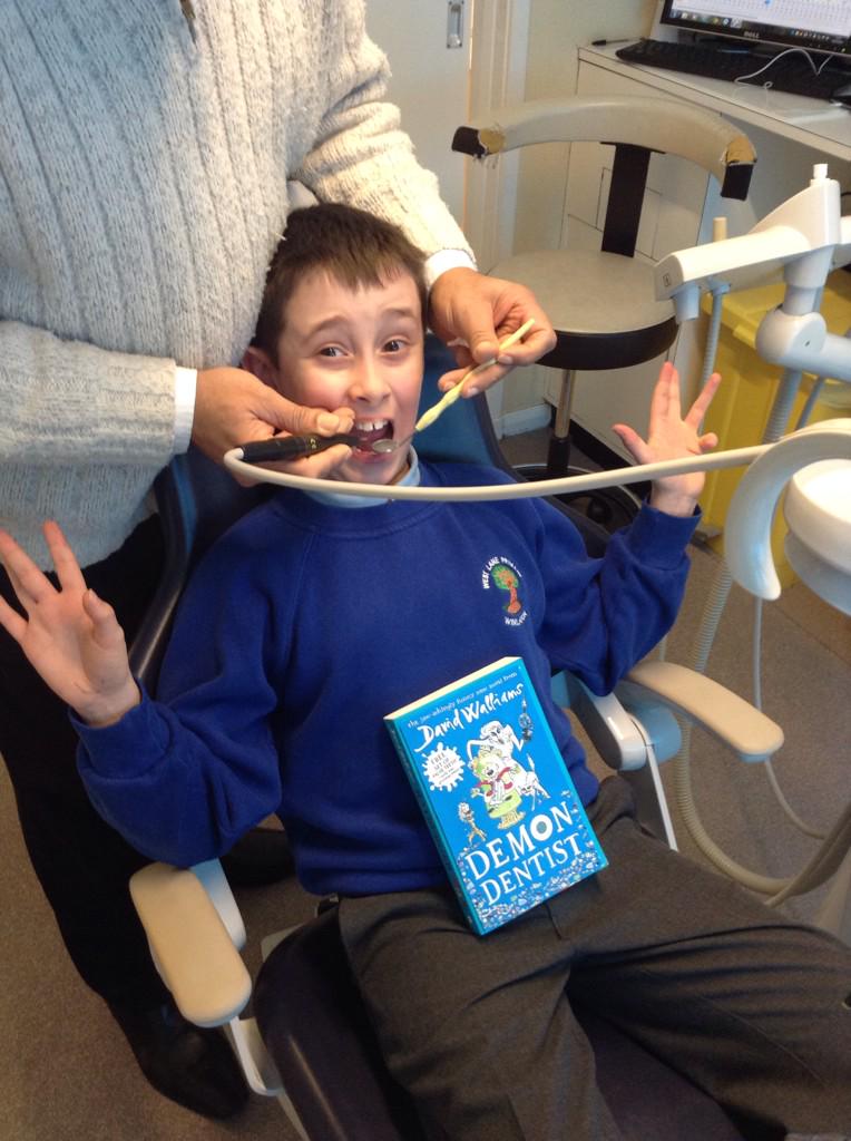 WestLanePrimary's tweet photo. @bbcnewcastle do you like our #DemonDentist? #getwailliamstowestlane #WalliamsWhirlwind #WorldBookDay http://t.co/zNA7DBYIjg