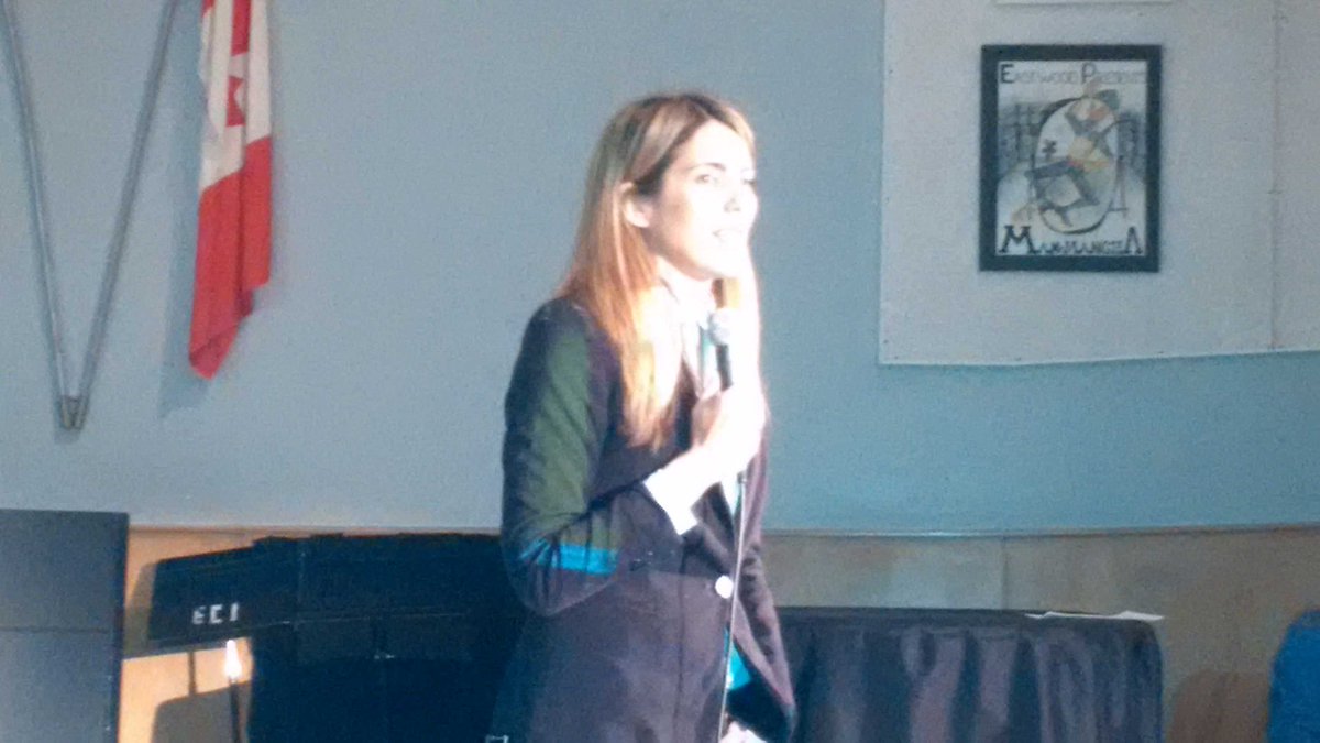 mysafework's tweet image. @jessdisab @mysafework addressing a packed house at #Eastwood Collegiate in #Kitchener  RT @BigMikePower #mysafework