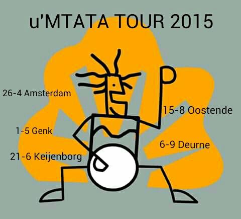 umtata1's tweet photo. u'MTATA TOUR 2015 ! http://t.co/HeGWdKWrnM