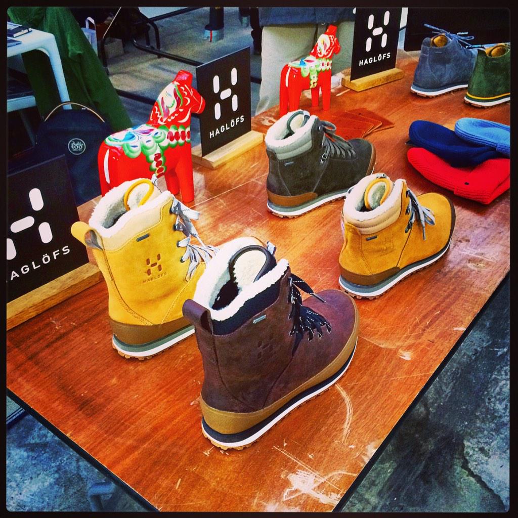 DustPR's tweet image. Footwear from the #aw15 @UK_Haglofs 19Fourteen collection at #jacketreqd today #fashion #menswear #footwear
