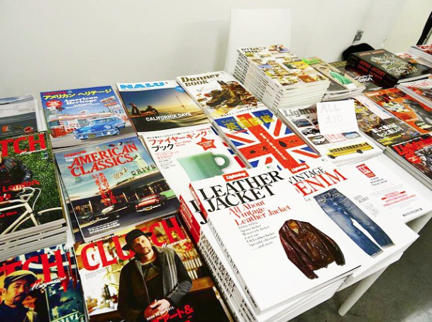 Sane_PR's tweet image. Beautiful display of #ClutchMagazineJapan at @JacketReqd today! #jacketreqd