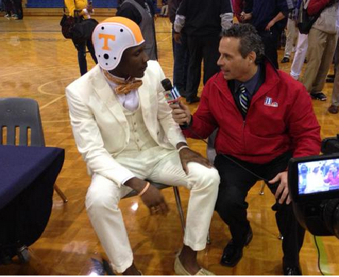 ParkerEidson's tweet photo. “@SportsCenter: Rocky Top! UT's Preston Williams steals the show with signing day outfit. » http://t.co/mXvr8oY460 http://t.co/0ieH3f2arU”