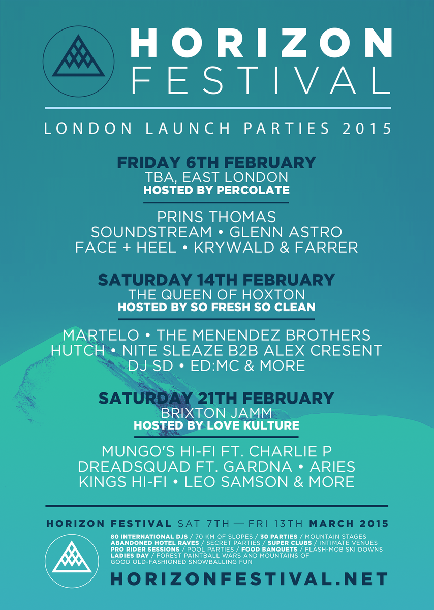 horizonfestival's tweet photo. LONDONERS! We've got THREE launch parties happening this month! For more info read our blog: http://t.co/IReCPY3xTR http://t.co/F0JJWx5NAG