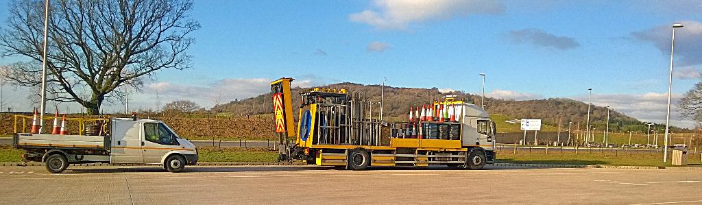 tim_gcsj's tweet photo. Oh good. Two more loads parked up in the ABNORMAL LOAD LAYBY at Gloucester Services (not). Thanks Highways Agency 😐 http://t.co/4j8PYkv9RG