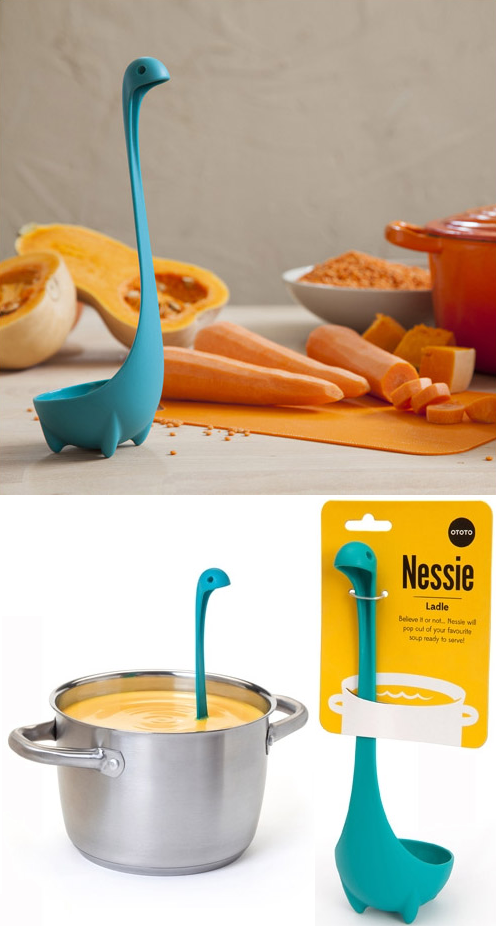 OTOTO Jumbo Nessie Soup Ladle | Turquoise