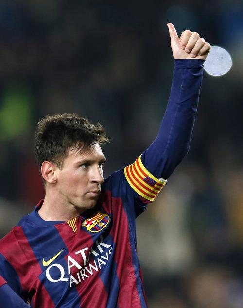 League goals this season:

Aston Villa: 11
Lionel Messi's right-foot: 12